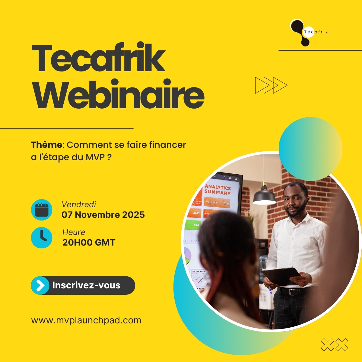 Tecafrik Webinaire - Comment se faire financer à l'étape du MVP